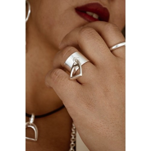 Bague Etrier Secret de Cuir
