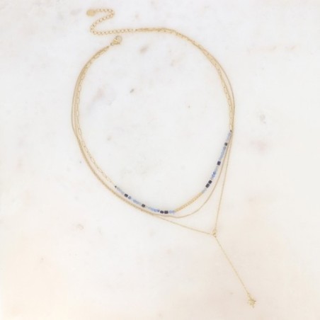 Collier Leona Bohm bleu