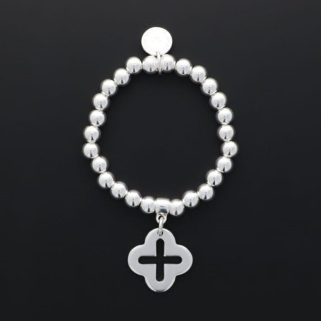 Bracelet 4 feuilles Secret de cuir