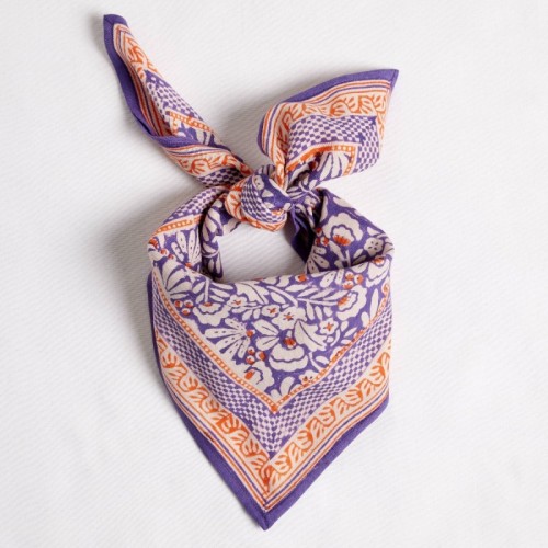 Foulard Iris Violine 