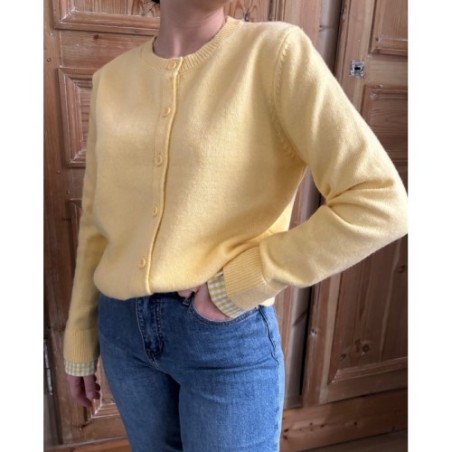 Gilet Vichy Jaune 