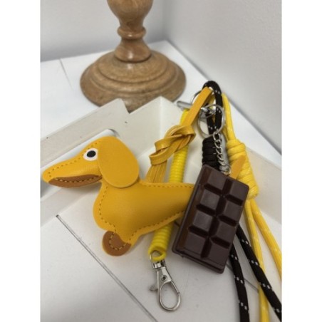 Grigri de sac Teckel Jaune