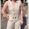 Gilet Noémie Beige