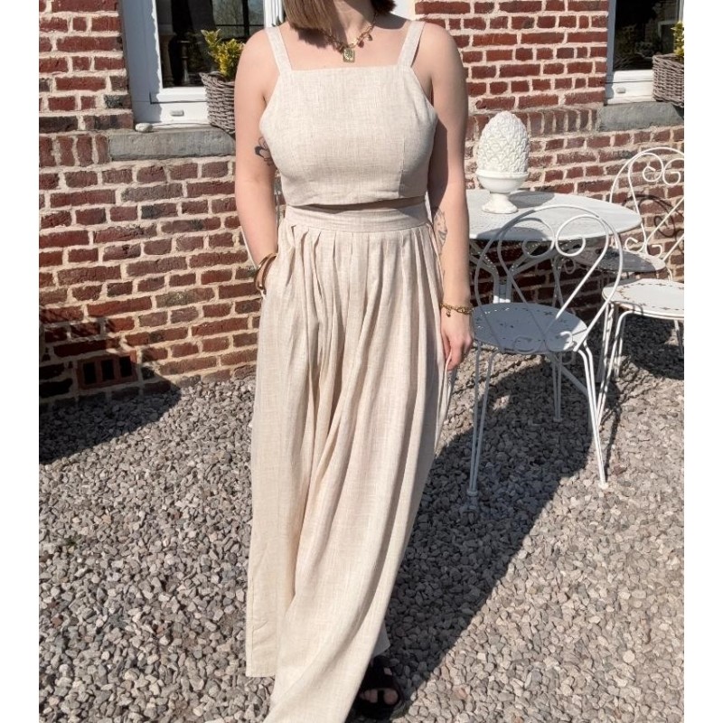 Jupe Romancia Beige