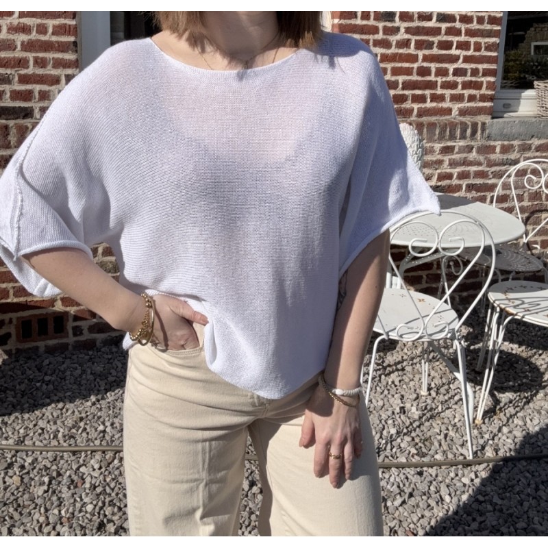 Pull Sacha Blanc