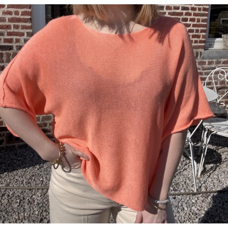 Pull Sacha Saumon
