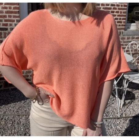 Pull Sacha Saumon