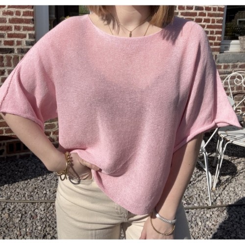 Pull Sacha Rose pale