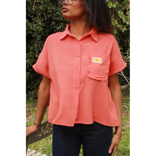 Chemise Salma Corail