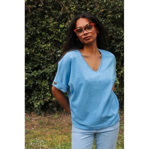 Top Renato Bleu