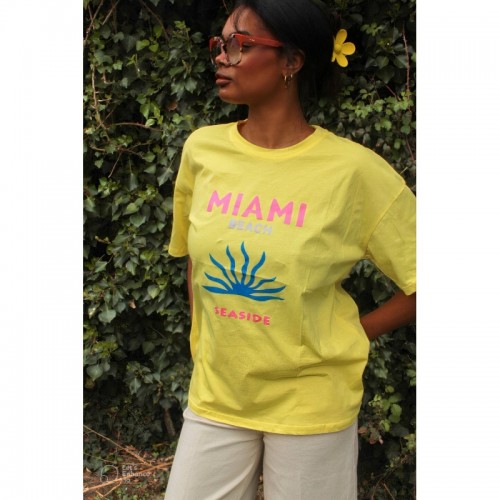 Tee shirt Miami Jaune