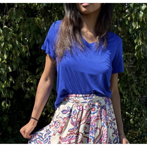 Tee shirt Maelie Bleu