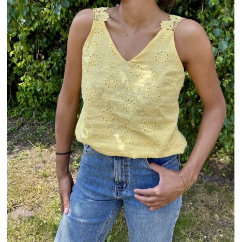 Top Gabrielle Jaune