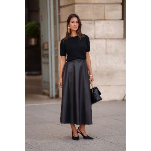 Jupe Camille en cuir