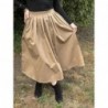 JUPE AMPLE CASSIE TAUPE