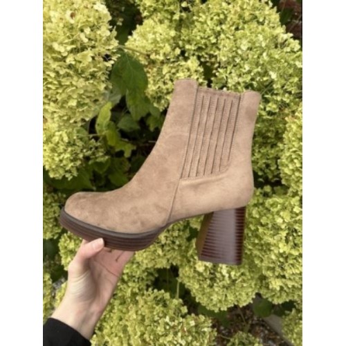 BOTTINES BE TAUPE