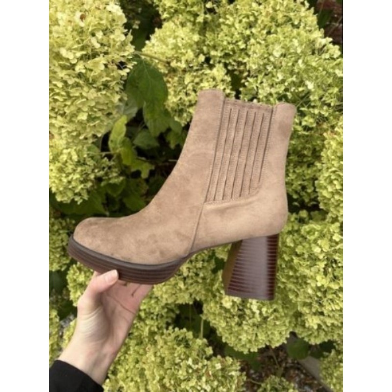 BOTTINES BE TAUPE