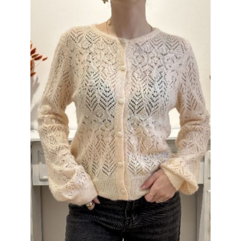 GILET EN MOHAIR TINSLEY 