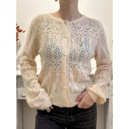 GILET EN MOHAIR TINSLEY 