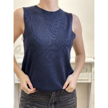 TOP PAILLETE EN LAINE FRANKIE 