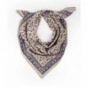 GRAND FOULARD LEOPARD TILLEUL