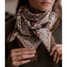 GRAND FOULARD INDIEN EDEL AMBRE