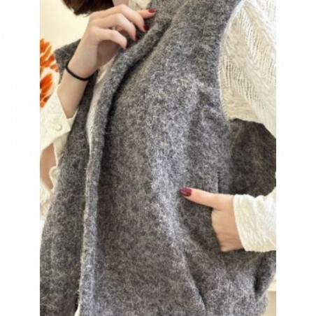 GILET MIRANDA GRIS