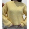 PULL EN LAINE AURORA JAUNE