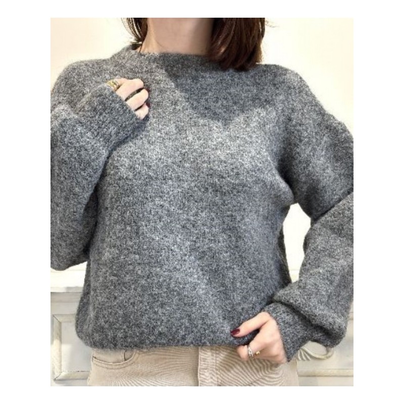 PULL EN LAINE AURORA GRIS ANTHRACITE