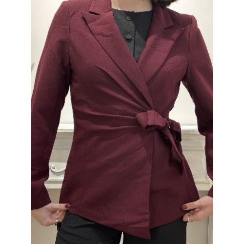 VESTE MONICA BORDEAUX