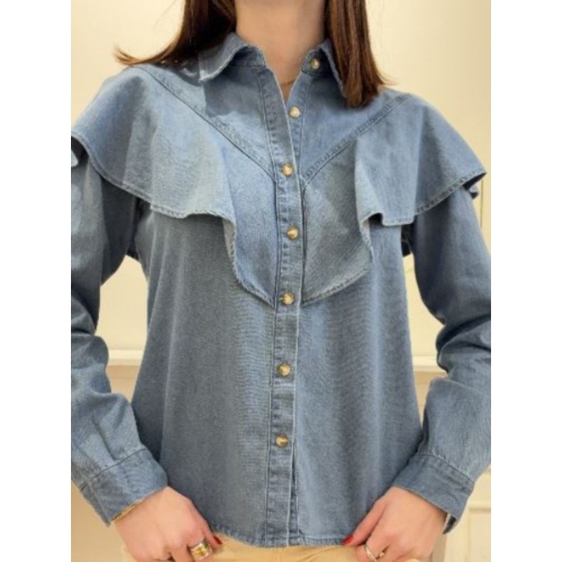 CHEMISE DENIM HIVER S/M