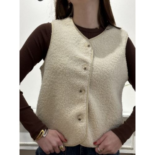 Gilet blanc flocon