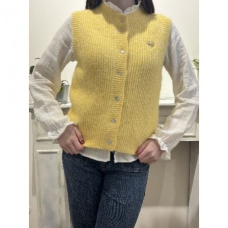 GILET ECLAT D'HIVER EN LAINE 