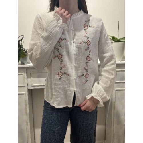 BLOUSE FLOREA EN GAZE DE...