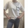 TEE-SHIRT POCKET BLANC