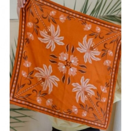 FOULARD BLOOM TERRACOTTA BINDI ATELIER