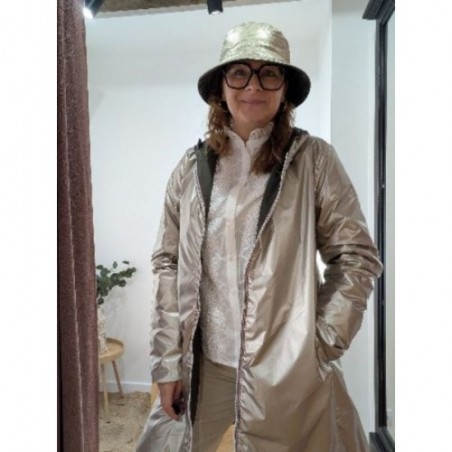 IMPER KAKI MI-SAISON REVERSIBLE