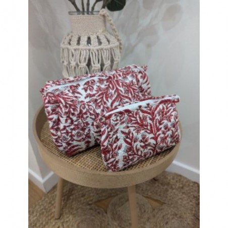 GRANDE TROUSSE VEGETAL ROUGE COTON