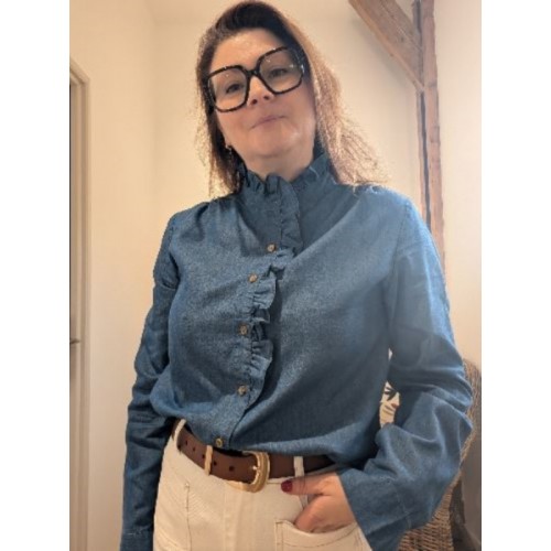 CHEMISE DENIM COTON
