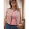 GILET MIMOSA ROSE