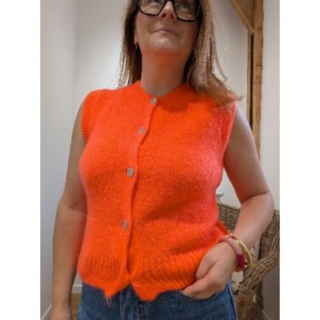 GILET JUJU CORAIL