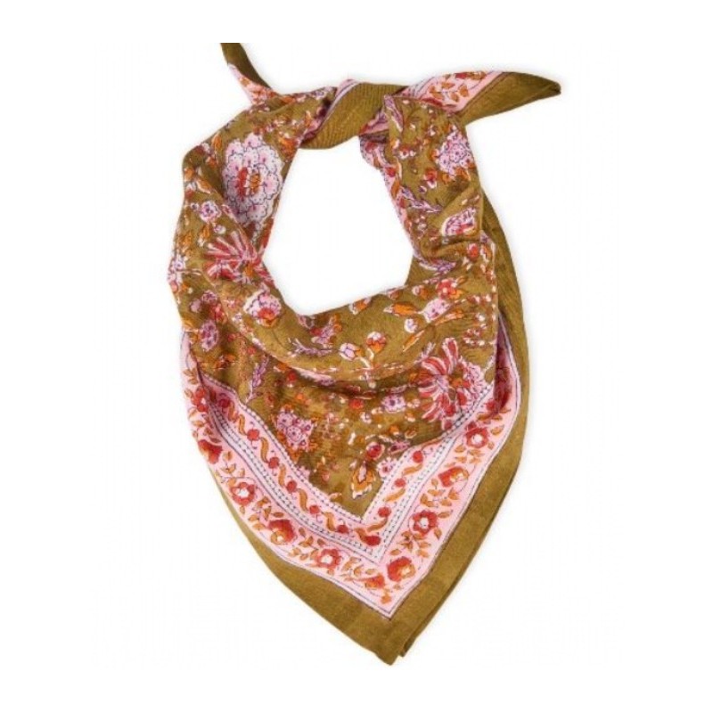 PETIT FOULARD KIALA BISCUIT - BINDI ATELIER