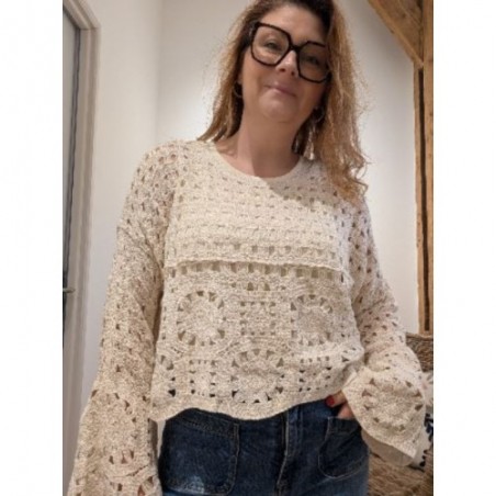 TOP CROCHET MARION TU