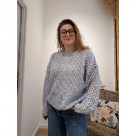 PULL PAULINE BLEU