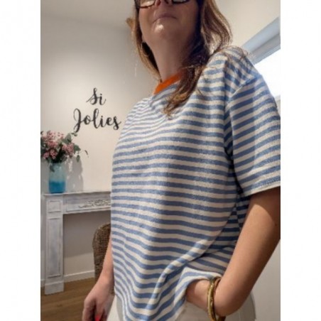 TEE-SHIRT RAYE CAMILLE