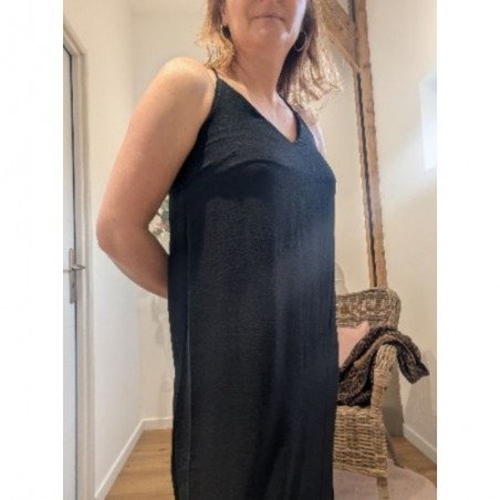 ROBE LONGUE PERRINE NOIR