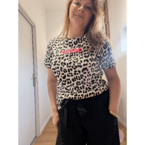 TEESHIRT ICONIC LEOPARD