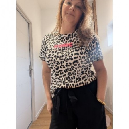 TEESHIRT ICONIC LEOPARD