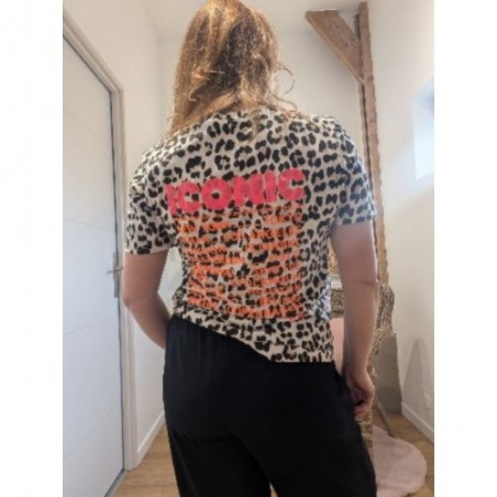 TEESHIRT ICONIC LEOPARD