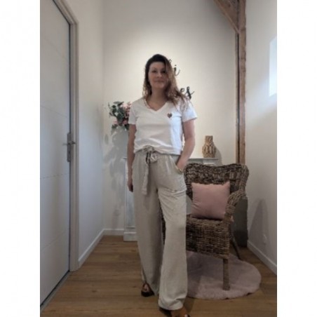 PANTALON GAZELLE BEIGE